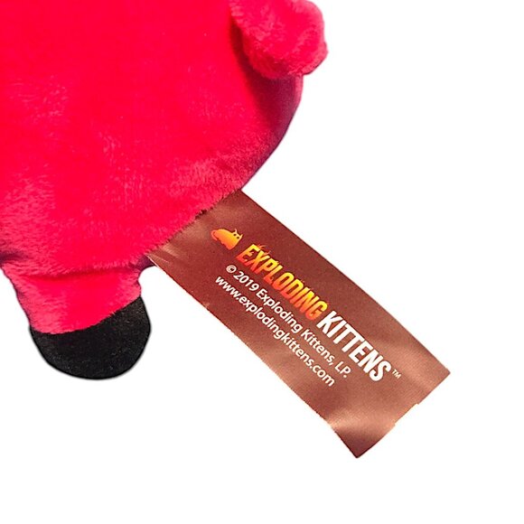 Exploding Kittens Hot Pink Pig-A-Corn 2019 Collectible 11" Plush with Bonus Card - Picture 5 of 9